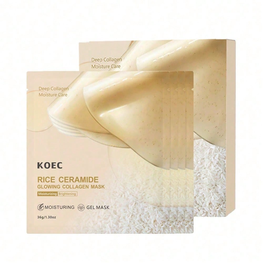 Rice 70 Glow Collagen Mask Ove - Luxury Glow Skincare review and price