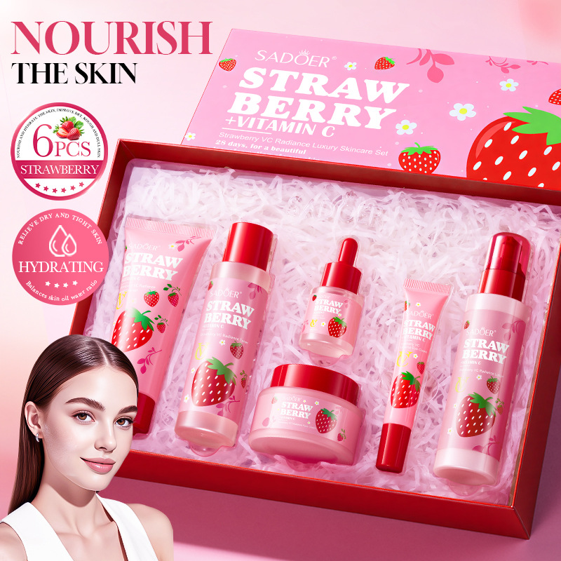 Strawberry VC Brightening Luxu - Luxury Skincare Sets review and price