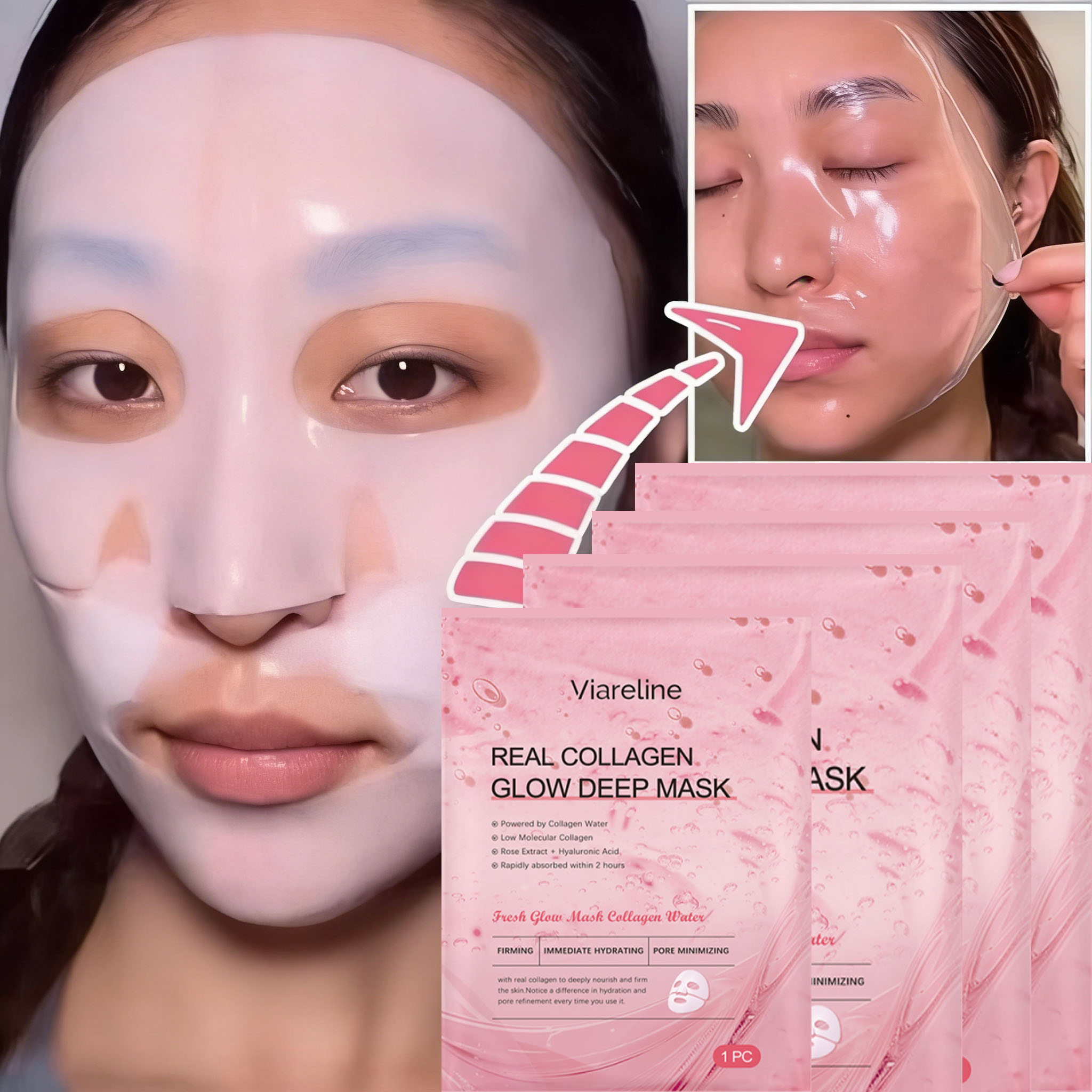 Overnight Collagen Mask Salmon - Luxury Skincare Brands review and price