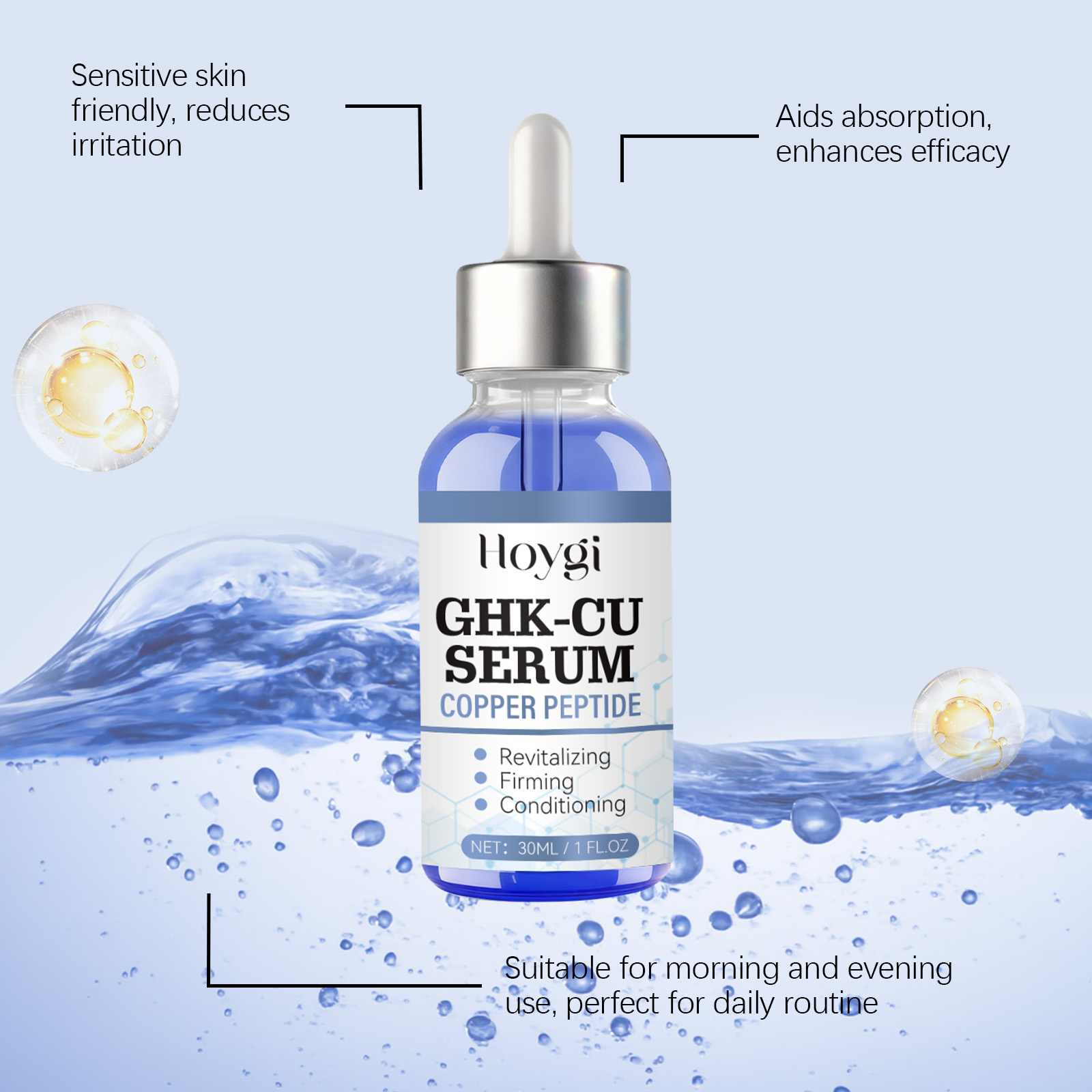 30ml Copper Peptide Serum GHK- - Luxury Skincare Brands review and price